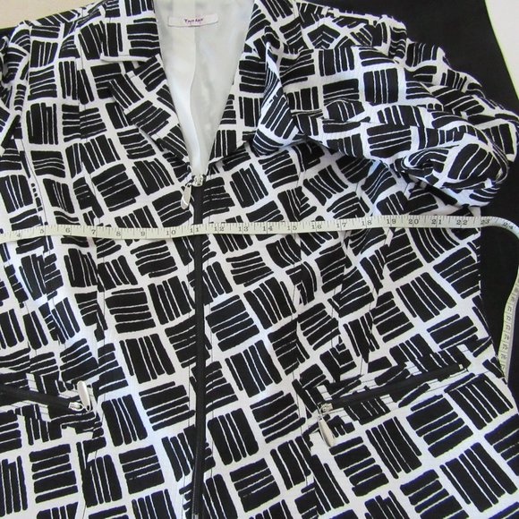 Blazer Black /White Tan Jay petite possible Xlarge - Picture 12 of 15